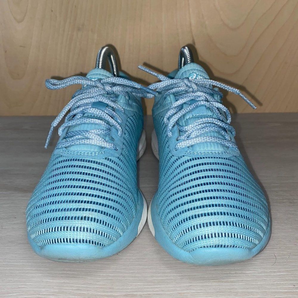 ‎Asics FuzeX Adapt T885N Porcelain Blue Women's 6.5 - Picture 2 of 10